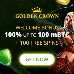 Goldencrown casino 100free spins BTC